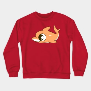 Orange Baby Shark Crewneck Sweatshirt